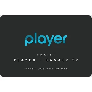 TVN PLAYER VOD + TV 30 dni - Kody i doładowania cyfrowe - miniaturka - grafika 1