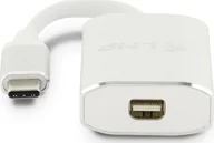 Adaptery i przejściówki - Adapter USB LMP 16134 USB-C - DisplayPort Mini Srebrny LMP-USBC-M-DP-S - miniaturka - grafika 1