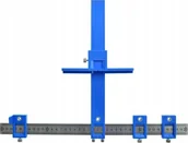 Narzędzia warsztatowe - Geko Szablon stolarski do wyznaczania otworów 410x300mm - miniaturka - grafika 1