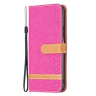 Etui i futerały do telefonów - King Design Etui kompatybilne z Xiaomi Redmi Note 11 / Note 11S Global Etui na telefon komórkowy ze skóry syntetycznej - Etui na telefon komórkowy różowo-czerwone - miniaturka - grafika 1