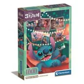 Puzzle - Puzzle 1000 Compact Disney Stitch Clementoni - miniaturka - grafika 1