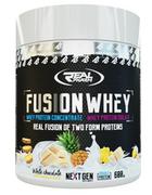 Odżywki białkowe - BIAŁKO Real Pharm Fusion Whey ODŻYWKA BIAŁKOWA - 600g 50/50 WPI WPC czekolada mięta z kawałkami czekolady - miniaturka - grafika 1