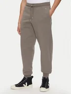 Spodnie sportowe męskie - AMI PARIS Spodnie dresowe UTR240.747 Khaki Regular Fit - miniaturka - grafika 1