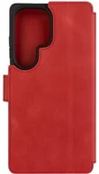 Etui i futerały do telefonów - Fixed Etui zamykane z naturalnej skóry ProFit do Galaxy S25 Ultra, czerwone - miniaturka - grafika 1