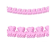Baby shower i roczek - DP Girlanda Różowe Wózeczki - 3 m - 1 szt. BR30R - miniaturka - grafika 1