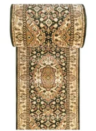 Wycieraczki - Zielony chodnik ze zdobieniami na metry G4-G66 - miniaturka - grafika 1