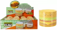 Zabawy w naśladowanie dorosłych - Sprężyna Burger 8 cm MEGA CREATIVE - IMPORT | Sklep internetowy - miniaturka - grafika 1