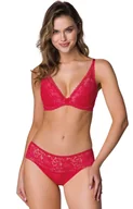 Biustonosze - Biustonosz push-up czerwony Hannah M-0115/11/1, Kolor czerwony, Rozmiar 85B, Mat - Primodo.com - miniaturka - grafika 1