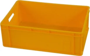 Artech Pojemnik transportowy EURO 200, wym. 600 x 400 x 200 mm żółty - Pojemniki przemysłowe - miniaturka - grafika 1