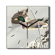 Zegary - Zegar na płótnie loft Zwierzęta ptaki woda 30x30, Coloray - miniaturka - grafika 1