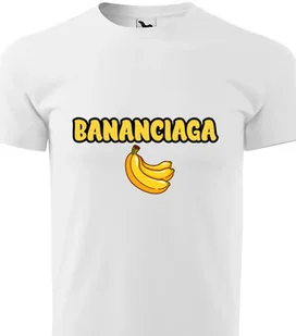 Piżama Męska Biała Koszulka + Szare Spodenki BANANCIAGA Wzory Rozmiar M - Piżamy damskie Piżama Męska Biała Koszulka + Szare Spodenki BANANCIAGA Wzory Rozmiar M - Piżamy damskie - miniaturka - grafika 1