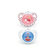 Smoczki do butelek - NUK 175162 Smoczek BABY GLUCK 0-6m 2szt/box - miniaturka - grafika 1
