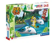 Puzzle - Clementoni Puzzle 24 elementy Maxi Leo i Tig 5_781879 - miniaturka - grafika 1