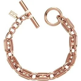 Biżuteria TOMMY HILFIGER 2700542. Bransoletka, Kolor różowy. Kobieta. - Bransoletki - miniaturka - grafika 1