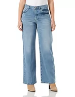 Spodnie damskie - Sisley Jeansy damskie, Jasnoniebieski denim 901, 28 - miniaturka - grafika 1