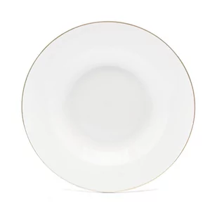Talerz obiadowy TADAR Gold, biały, 23 cm - Talerze - miniaturka - grafika 1