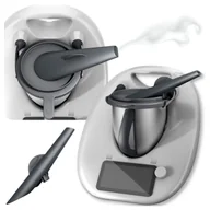 Akcesoria i części AGD - Nasadka na parę do Thermomix TM5 TM6 Odprowadzacz pary Termomix ochrona mebli nasadka obrotowa 360° BPA FREE MIXTER(R) - miniaturka - grafika 1