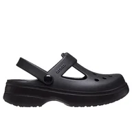 Klapki i japonki damskie - Klapki Crocs Classic Mary Jane Clog 210615-001 - czarne - miniaturka - grafika 1