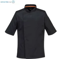 Odzież robocza - PORTWEST C738 BLUZA SZEFA KUCHNI MESHAIR PRO S/S; CZARNY - miniaturka - grafika 1