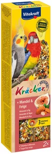 Vitakraft Krakersy dla papug falistych - Migdały i figa - Przysmaki dla ptaków - miniaturka - grafika 1