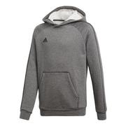 Adidas Core 18 Training sweter z kapturem dzieci, szary, 116 CV3429