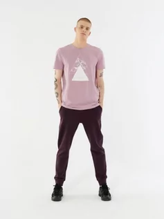 Koszulki męskie - T-shirt z nadrukiem męski - Outhorn - grafika 1