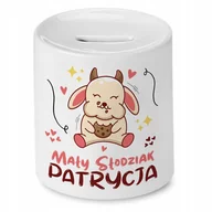 Skarbonki - Skarbonka 330 ml Dla Patrycji Córki Dziecka z Nadrukiem ze Zdjęciem - miniaturka - grafika 1