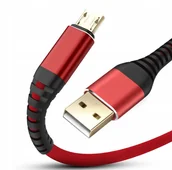 Kable USB - WZMACNIANY KABEL MICRO USB QUICK CHARGE DŁUGI 2m - miniaturka - grafika 1