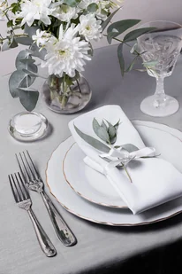 Obrus 140x200 Plamoodporny Klasyczny Elegant Szary - Obrusy i serwetki - miniaturka - grafika 13