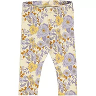 Legginsy - Müsli by Green Cotton Dziewczęce legginsy Cardamine, Calm Yellow, 74 cm - miniaturka - grafika 1