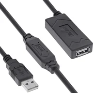 Kable USB - InLine® USB 2.0 Aktiv-Verlängerung, USB-A Stecker/Buchse, 20m - miniaturka - grafika 1