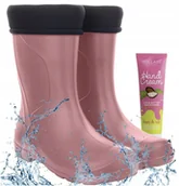 Kalosze damskie - WYGODNE kalosze PIANKOWE damskie EVA LEKKIE gumowce 39 - miniaturka - grafika 1