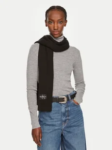 Szalik damski Calvin Klein K50K512457 Czarny (8720639562084) - Apaszki i szaliki damskie - miniaturka - grafika 1
