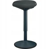 Fotele i krzesła biurowe - Stołek Leitz Ergo Do Pracy W Pozycji Półstojącej Ciemnoszary 65450089 - miniaturka - grafika 1