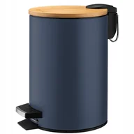 Kieliszki - Kosz Na Śmieci Łazienkowy 3L Granatowy - miniaturka - grafika 1