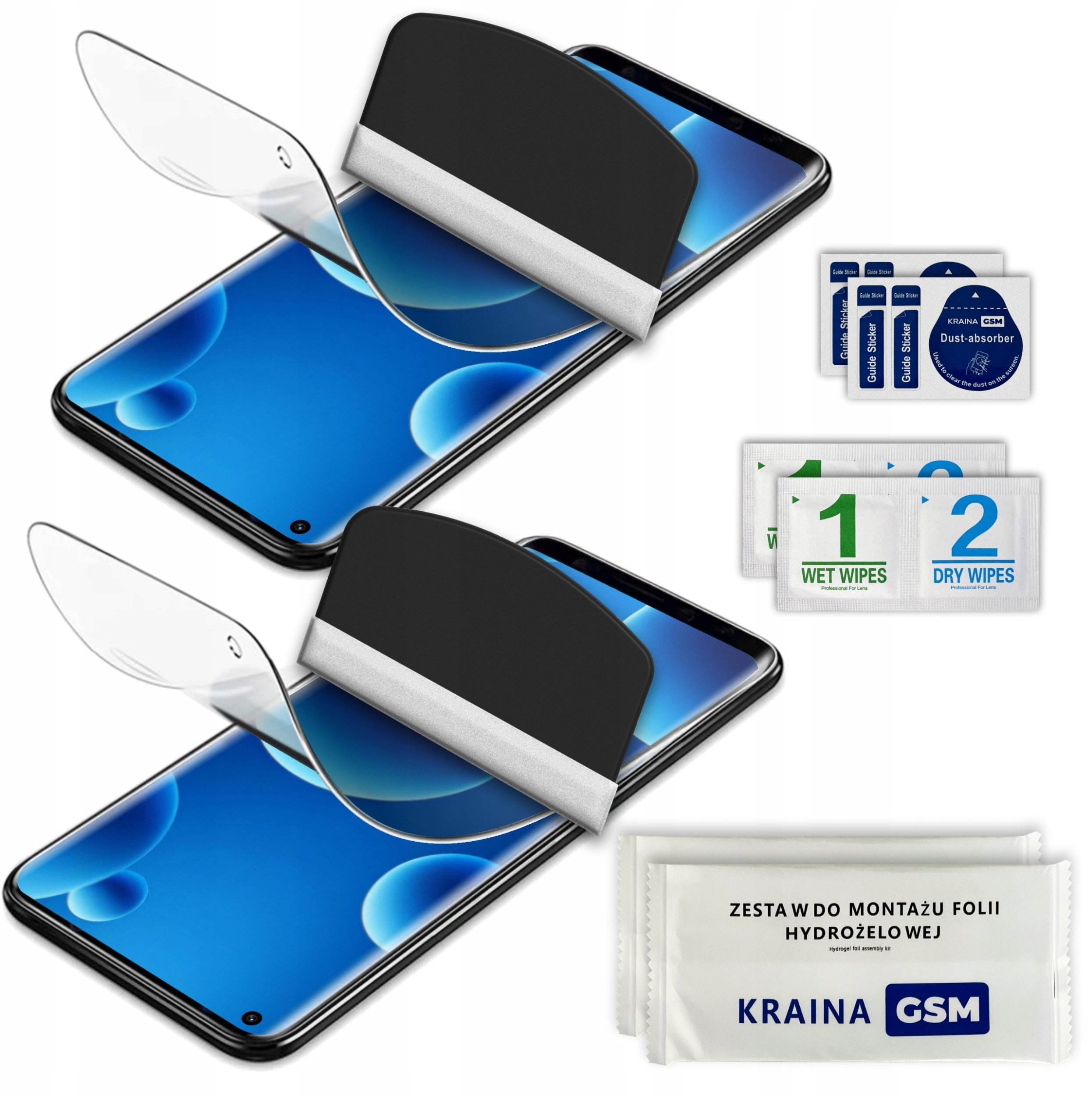 2x FOLIA OCHRONNA HYDROŻELOWA 3D do Oppo A78 4G 2 sztuki