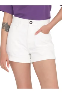 Spodenki damskie Volcom Weellow Denim bawełniane-W27 - Spodenki damskie - miniaturka - grafika 1
