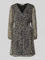 Sukienki - Sukienka casualowa taliowana z bufiastymi rękawami model ‘CERA’ - miniaturka - grafika 1