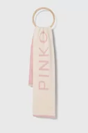 Szaliki i chustki dla dzieci - Pinko Up szalik wełniany dziecięcy kolor różowy wzorzysty - miniaturka - grafika 1