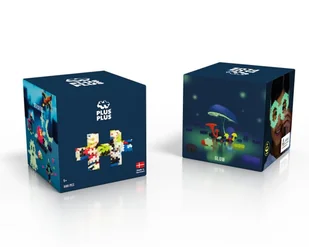 Plus-Plus, klocki, Świecące w ciemności w opakowaniu- 600 elementów - Klocki - miniaturka - grafika 1