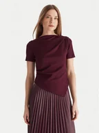 Bluzki damskie - Vero Moda Bluzka Nelli 10335687 Fioletowy Regular Fit - miniaturka - grafika 1