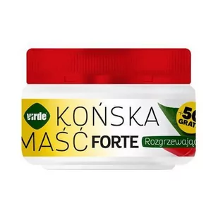 VIRDE Końska maść forte rozgrzewająca, 350g + 50g - >>> DARMOWA od 99zł <<< w 24h ! - Stawy, mięśnie, kości - miniaturka - grafika 1