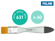 Przybory szkolne - MILAN Pędzel Milan  spalter Premium Synthetic seria 631 nr 40 blister - miniaturka - grafika 1