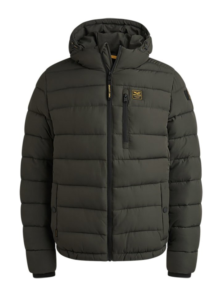PME Legend Kurtka pikowana w kolorze ciemnozielonym