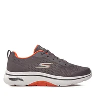 Sneakersy męskie - Sneakersy Skechers Go Walk Arch Fit 2.0-Idyllic 2 216516/CCOR Szary - miniaturka - grafika 1