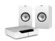 Zestawy stereo - Bluesound POWERNODE EDGE (biały) + Q350 (biały) - miniaturka - grafika 1