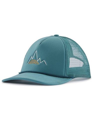 Czapka z daszkiem Patagonia Broadcaster Hat - berm logo / wetland blue