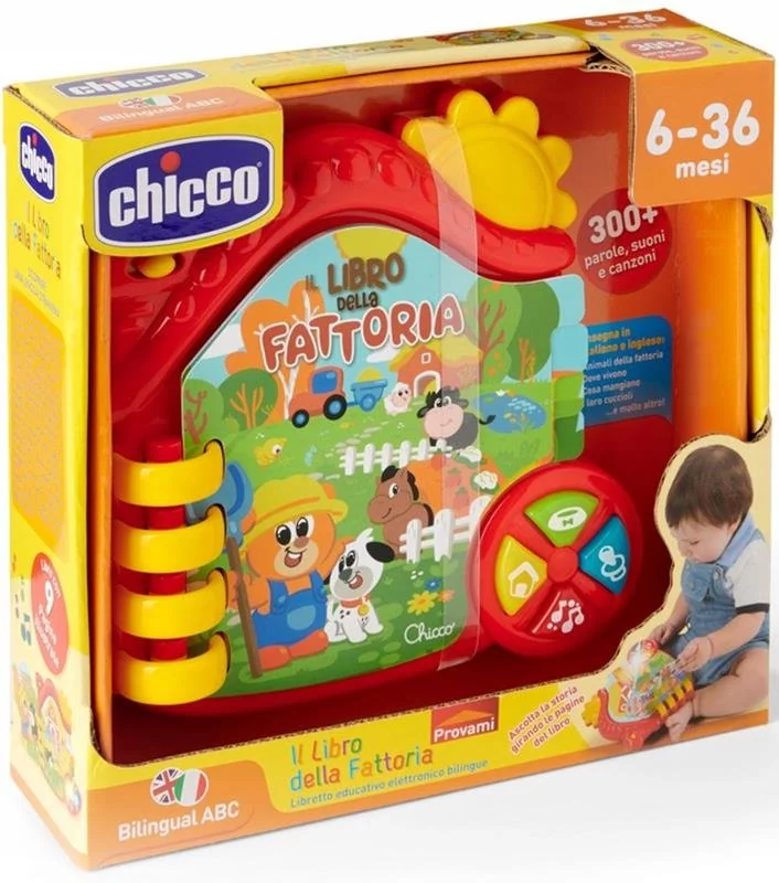 Chicco, Dwujęzyczna Książeczka Farma, polski/angielski