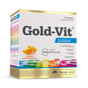 Witaminy i minerały - Olimp Gold-Vit® Junior - 15 Saszetek-Orange - miniaturka - grafika 1