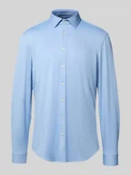 Koszule męskie - Koszula biznesowa o kroju slim fit z kołnierzykiem typu kent - miniaturka - grafika 1